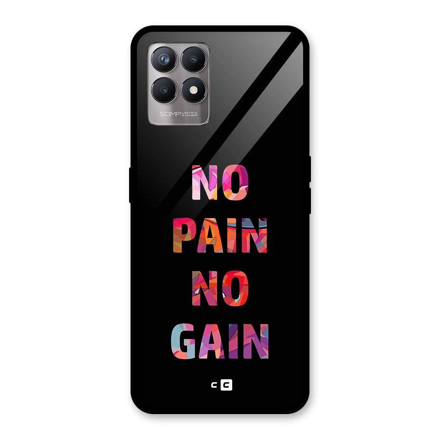 No Pain No Gain Glass Back Case for Realme Narzo 50