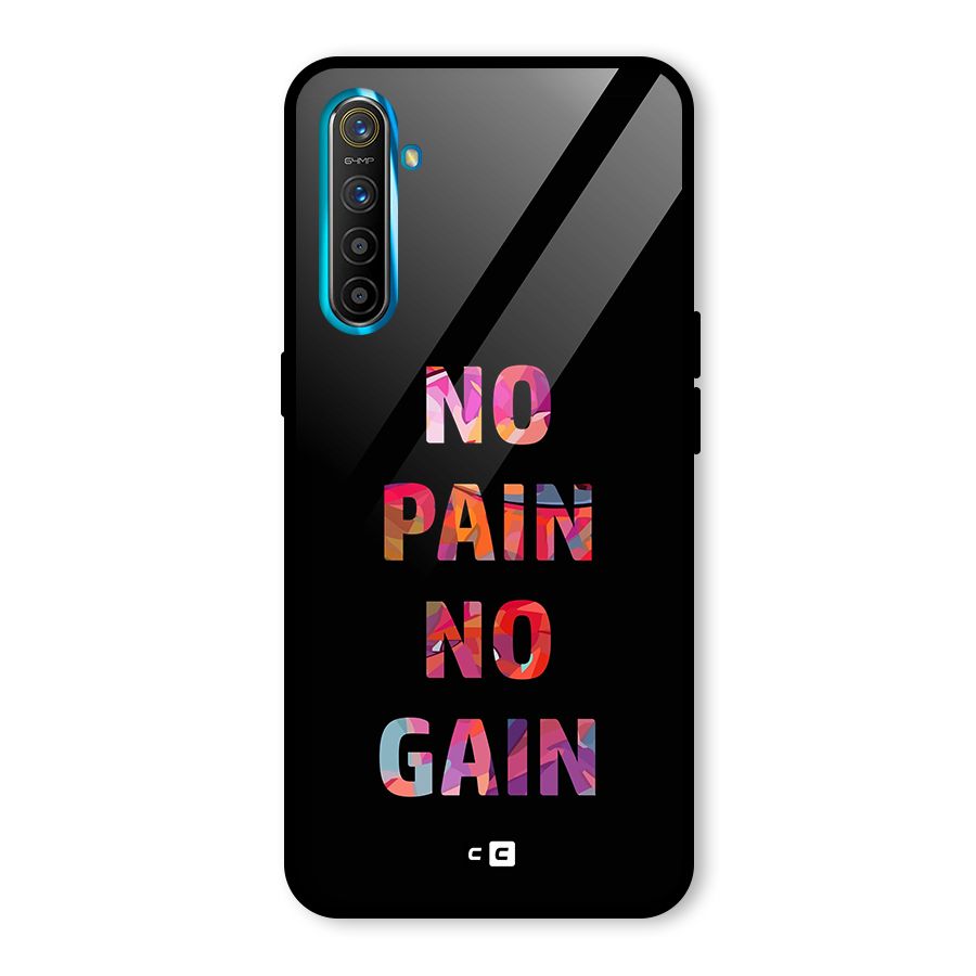 No Pain No Gain Glass Back Case for Realme X2