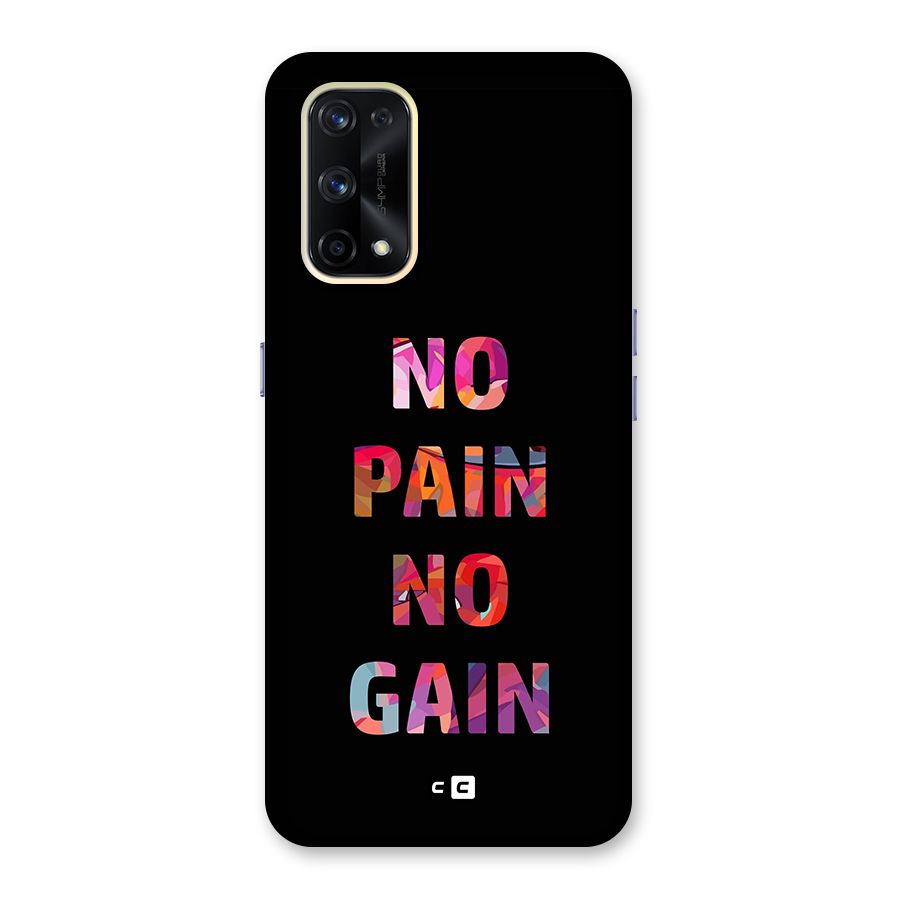 No Pain No Gain Glass Back Case for Realme X7 Pro