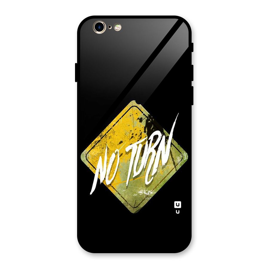 No Turn Glass Back Case for iPhone 6 6S