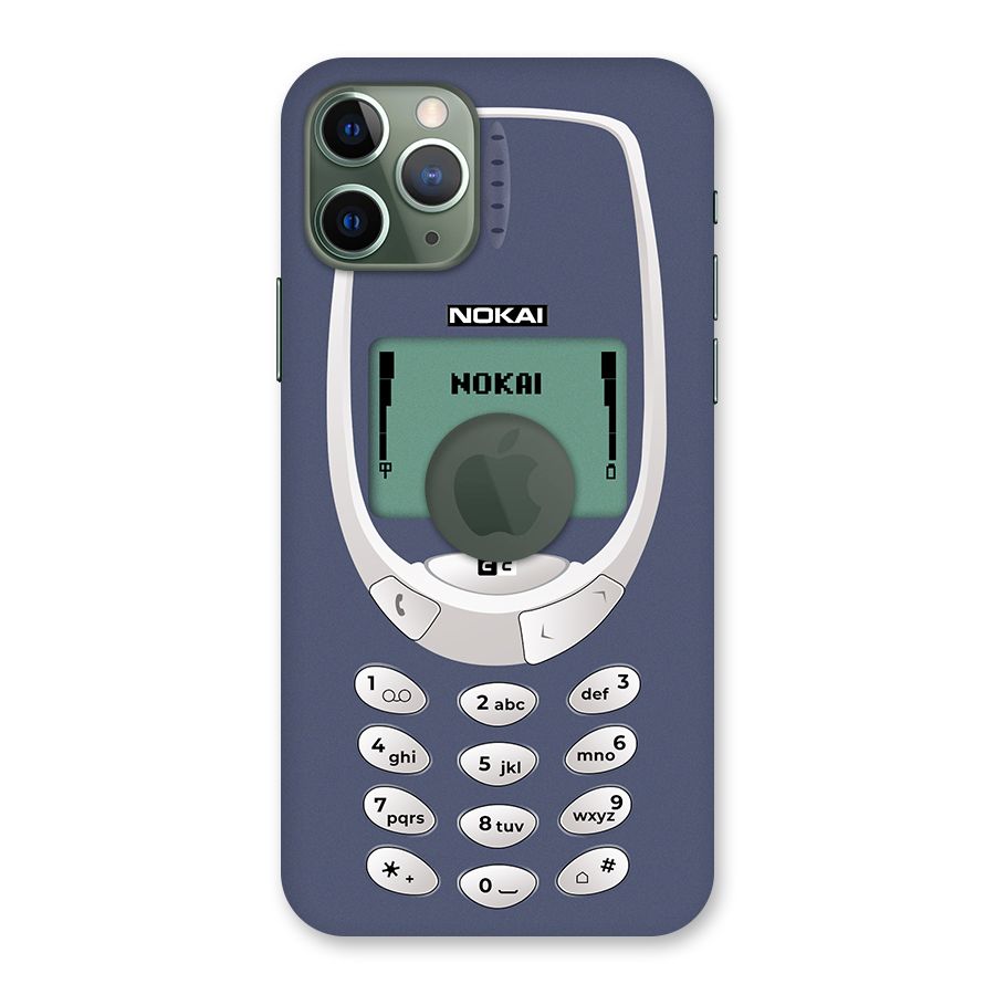 Nokai Classic Back Case for iPhone 11 Pro Logo Cut