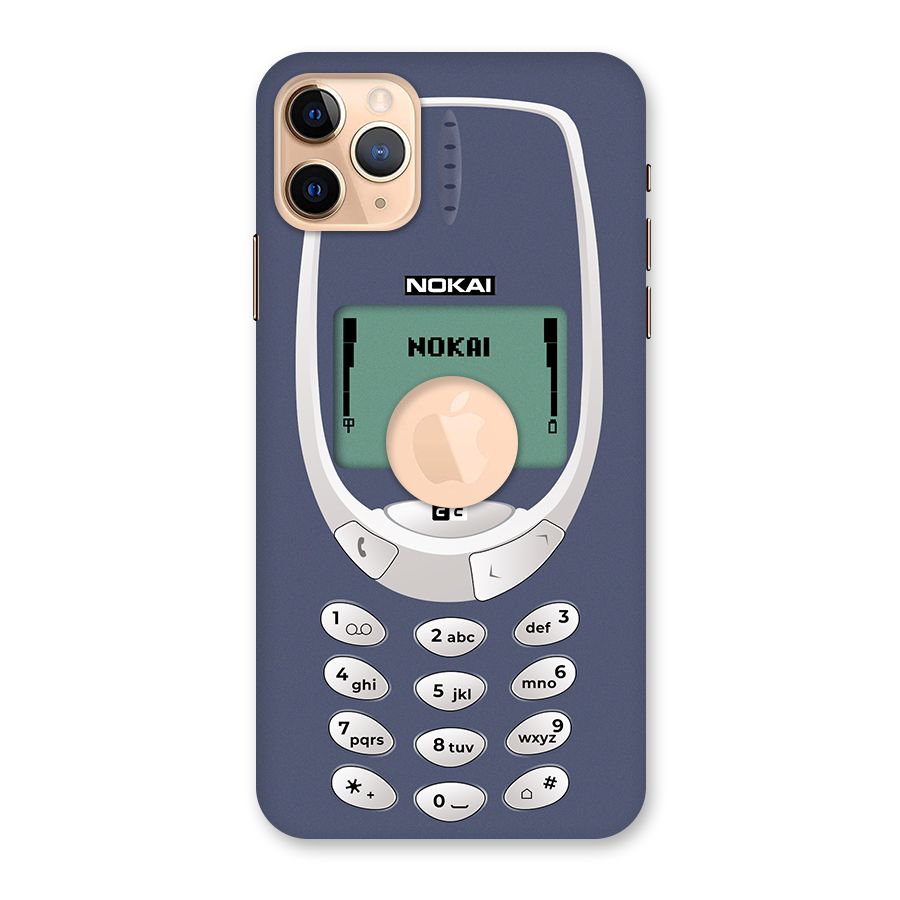 Nokai Classic Back Case for iPhone 11 Pro Max Logo Cut