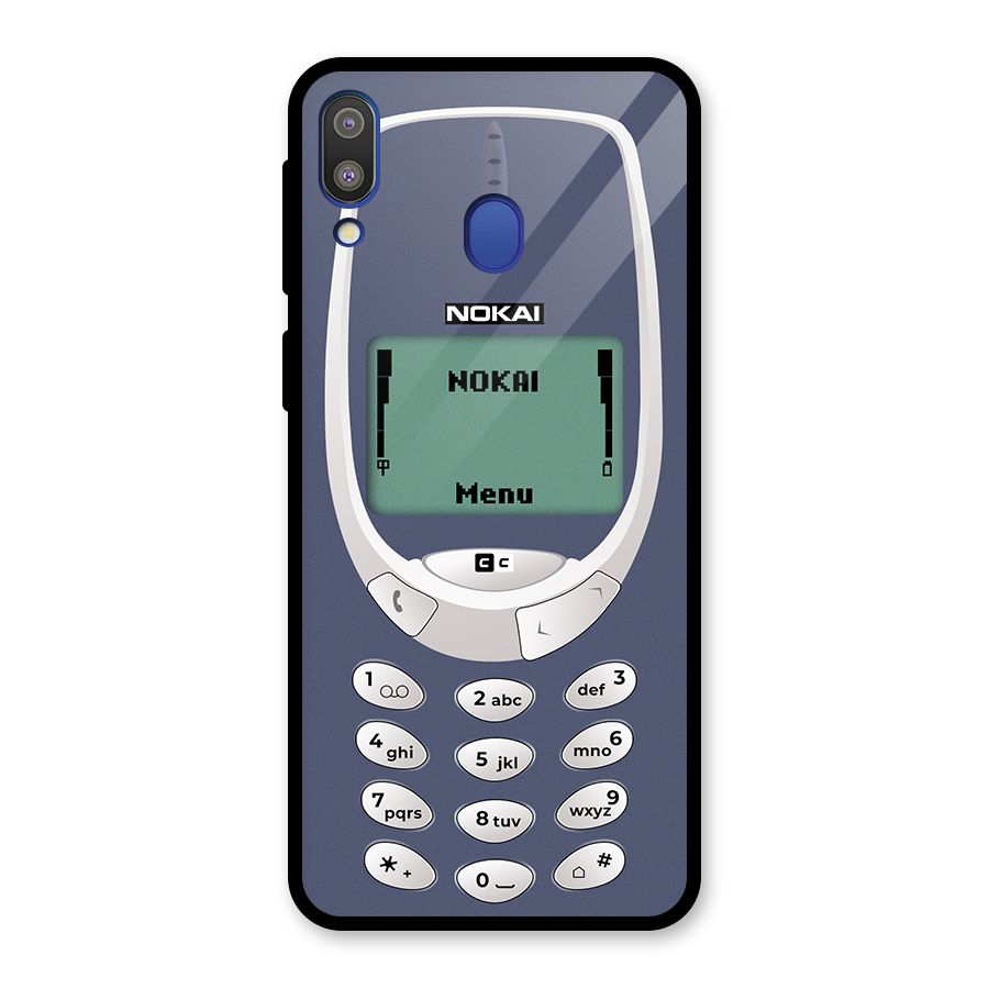 Nokai Classic Glass Back Case for Galaxy M20