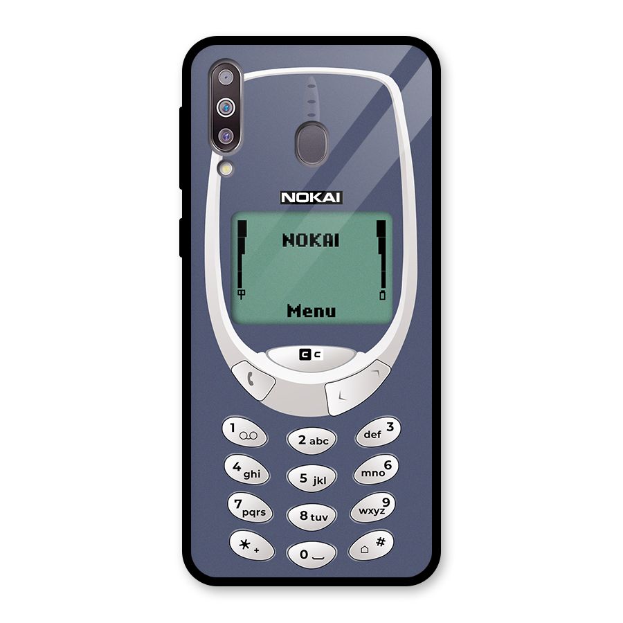 Nokai Classic Glass Back Case for Galaxy M30