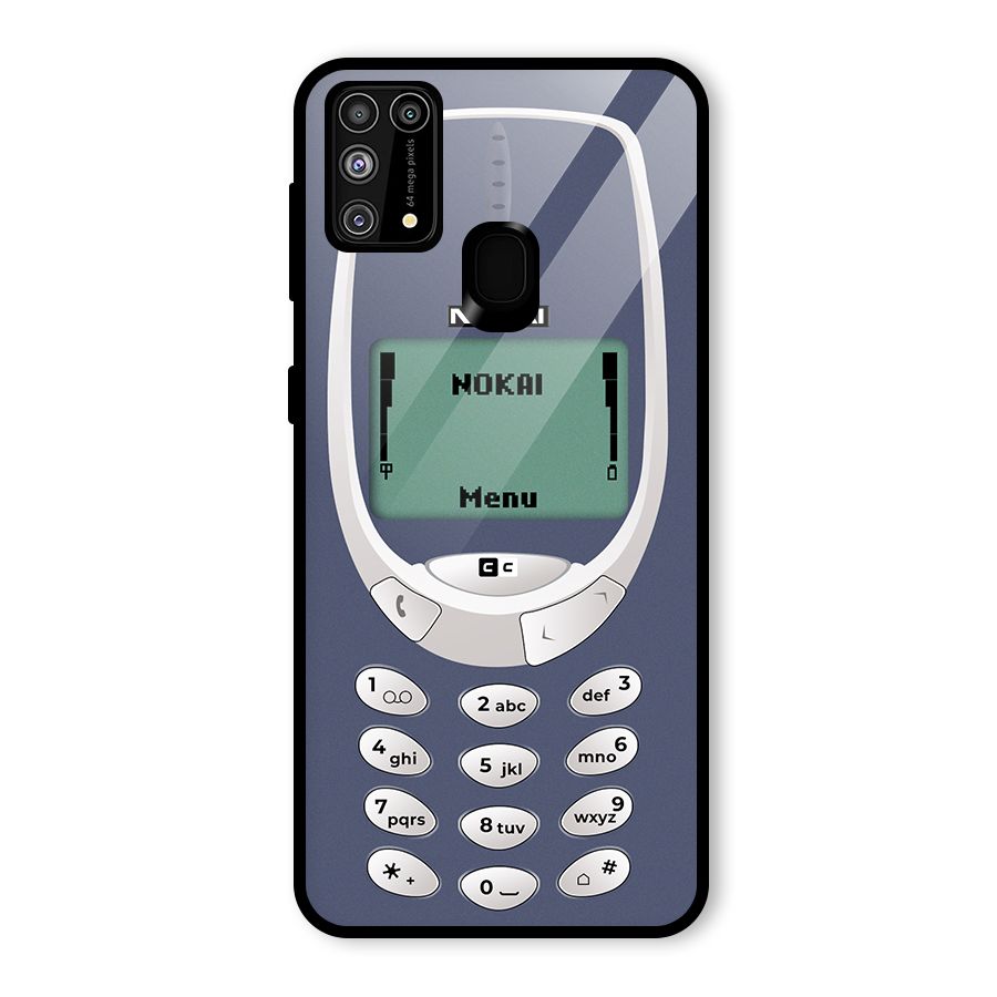 Nokai Classic Glass Back Case for Galaxy M31