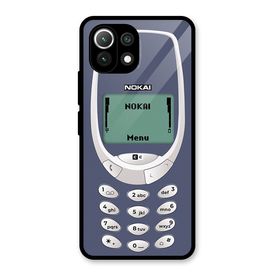 Nokai Classic Glass Back Case for Mi 11 Lite NE 5G