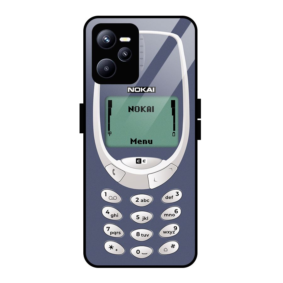 Nokai Classic Glass Back Case for Realme C35
