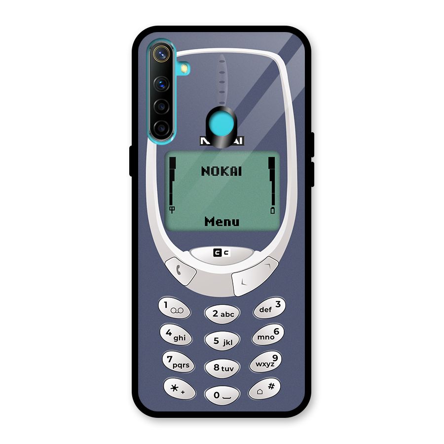 Nokai Classic Glass Back Case for Realme Narzo 10