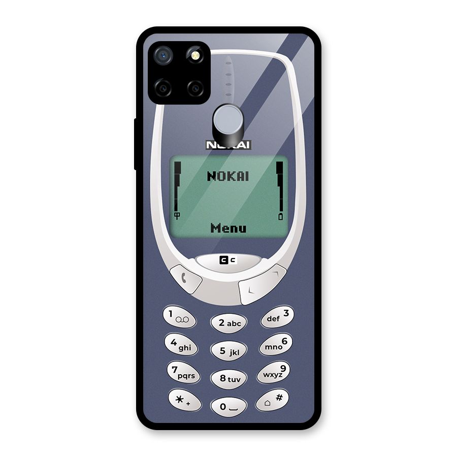 Nokai Classic Glass Back Case for Realme Narzo 20