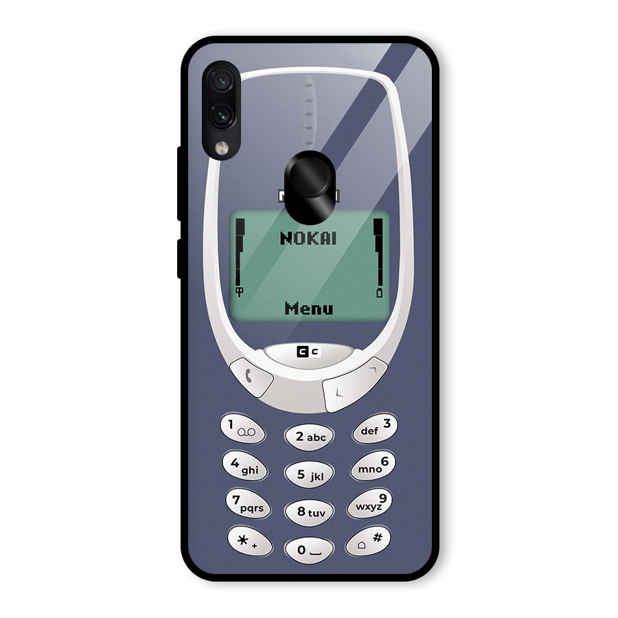 Nokai Classic Glass Back Case for Redmi Note 7 Pro