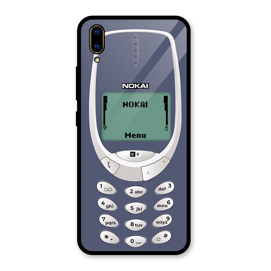 Nokai Classic Glass Back Case for Vivo V11 Pro