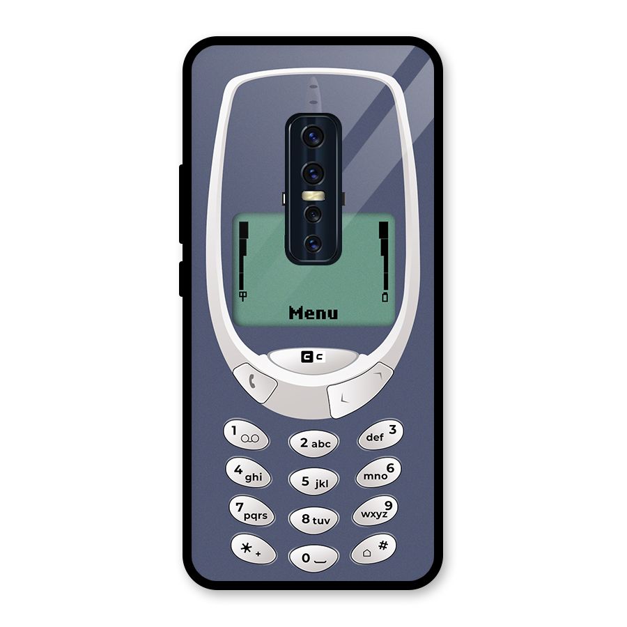 Nokai Classic Glass Back Case for Vivo V17 Pro