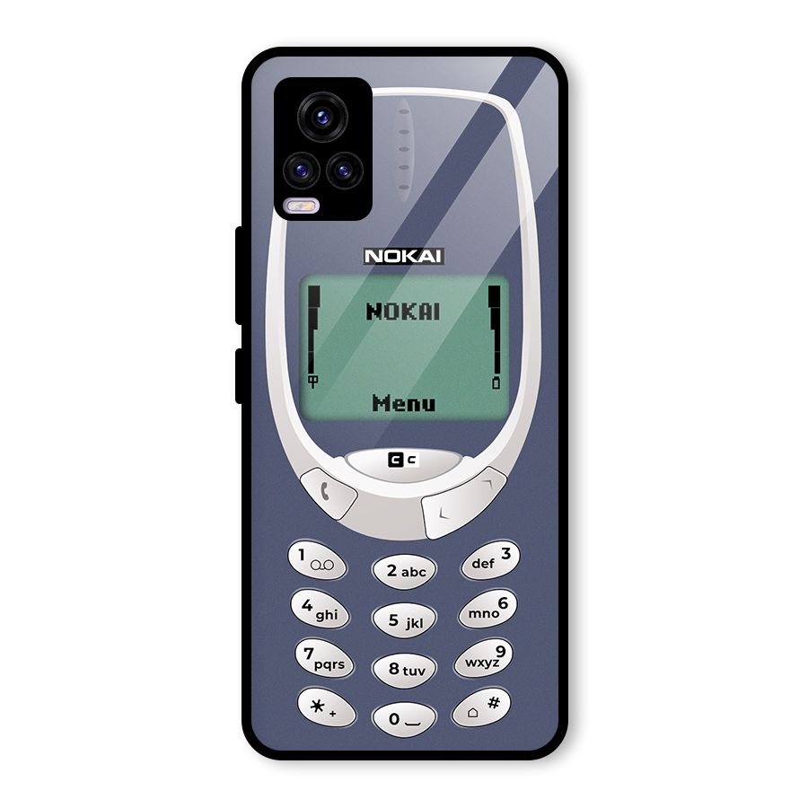 Nokai Classic Glass Back Case for Vivo V20 2021