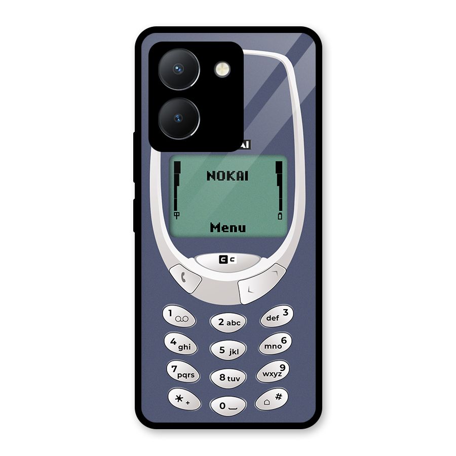 Nokai Classic Glass Back Case for Vivo Y36