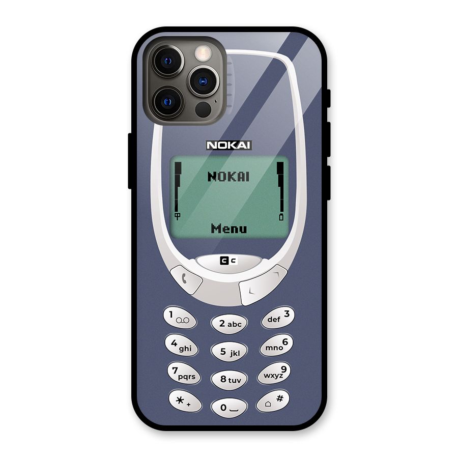 Nokai Classic Glass Back Case for iPhone 12 Pro