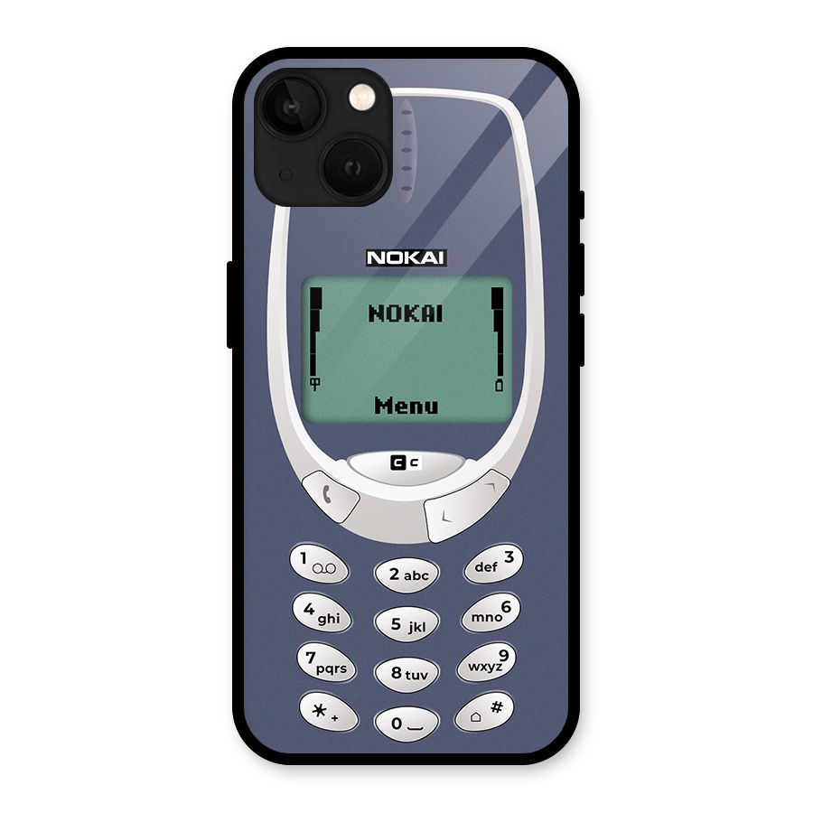 Nokai Classic Glass Back Case for iPhone 13