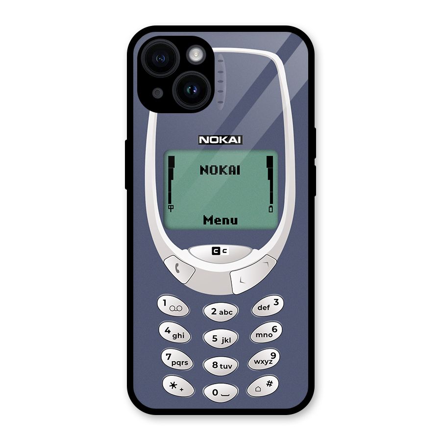 Nokai Classic Glass Back Case for iPhone 14