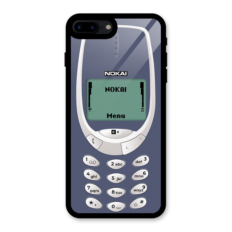 Nokai Classic Glass Back Case for iPhone 8 Plus