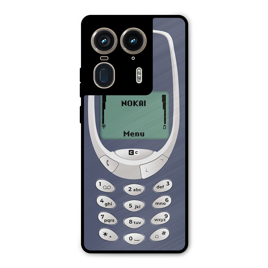 Nokai Classic Metal Back Case for Motorola Edge 50 Ultra