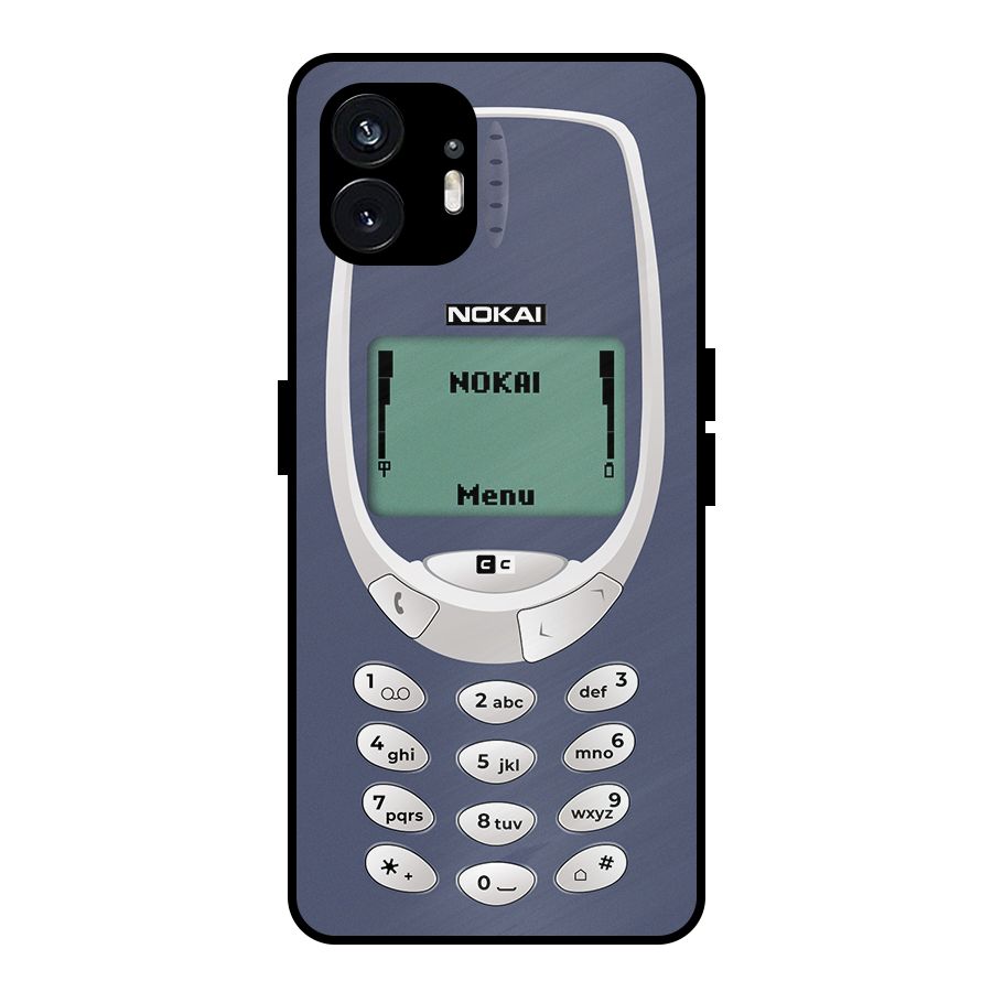 Nokai Classic Metal Back Case for Nothing Phone 2