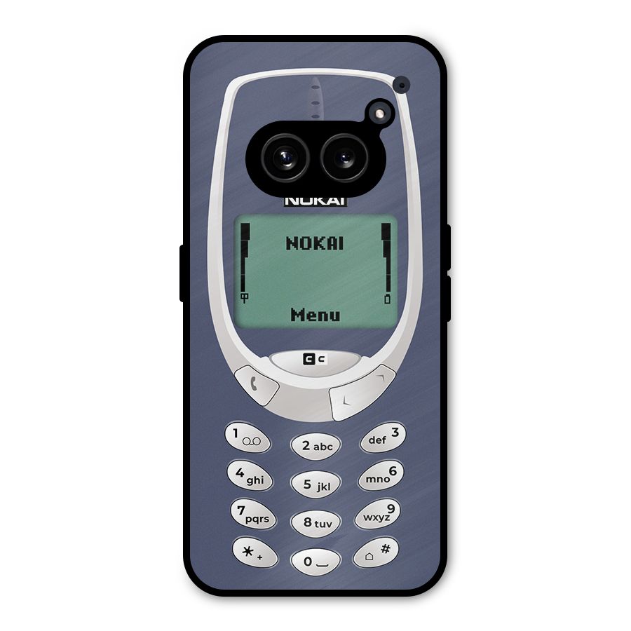 Nokai Classic Metal Back Case for Nothing Phone 2a