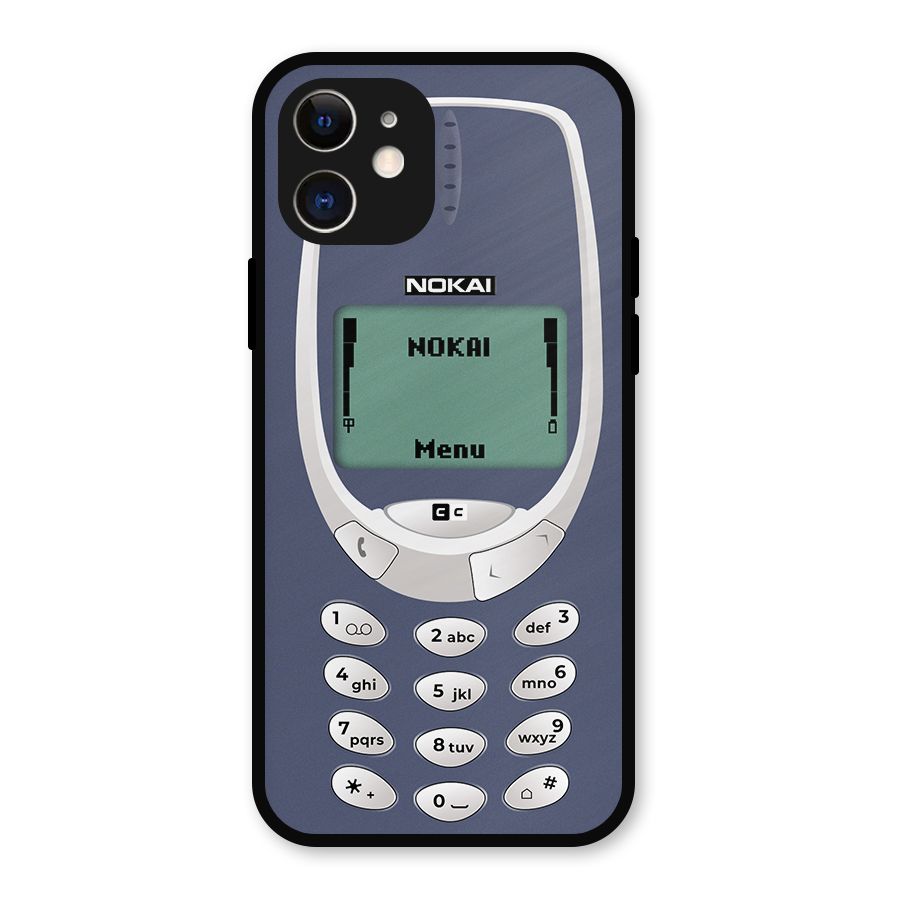 Nokai Classic Metal Back Case for iPhone 12