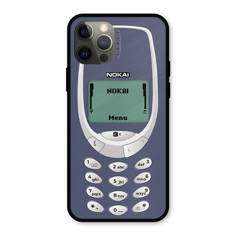Nokai Classic Metal Back Case for iPhone 12 Pro