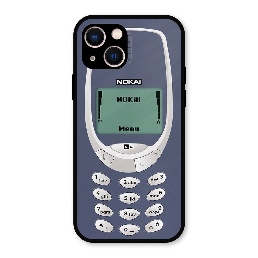 Nokai Classic Metal Back Case for iPhone 13