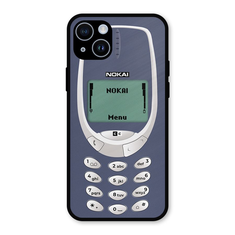 Nokai Classic Metal Back Case for iPhone 14