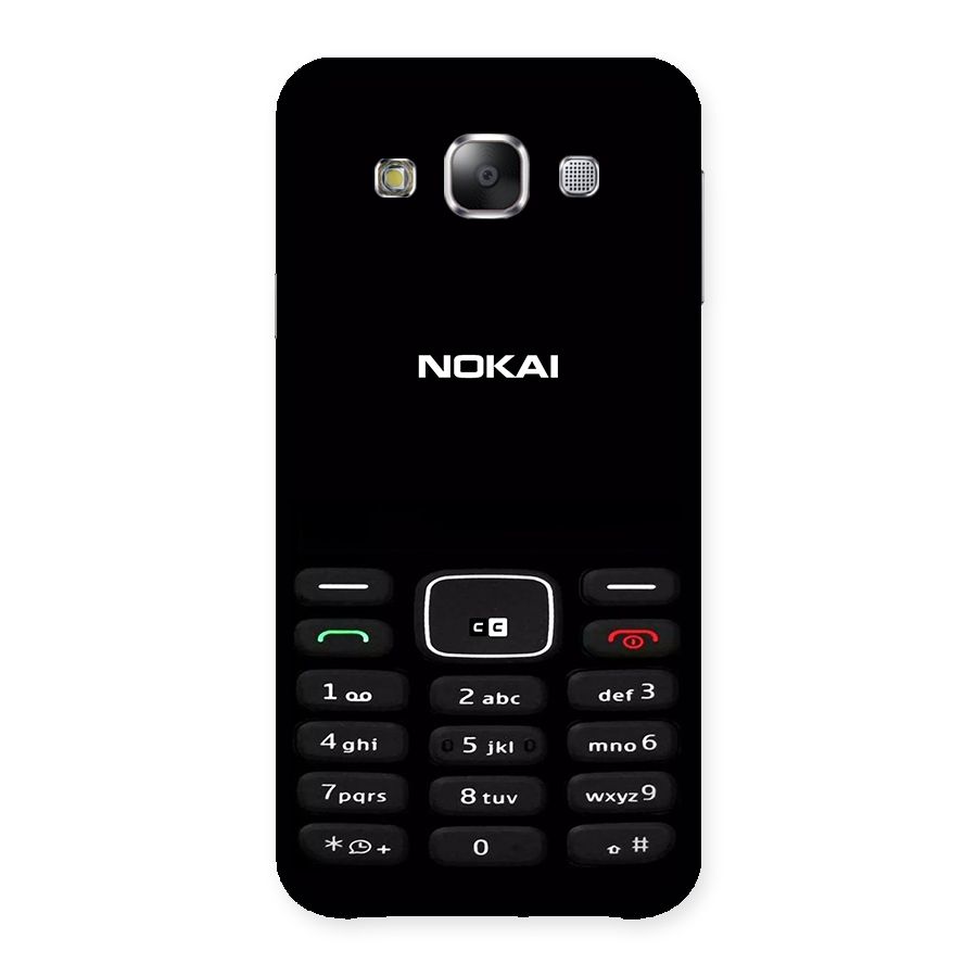 Nokia Bar Print Back Case for Galaxy E5