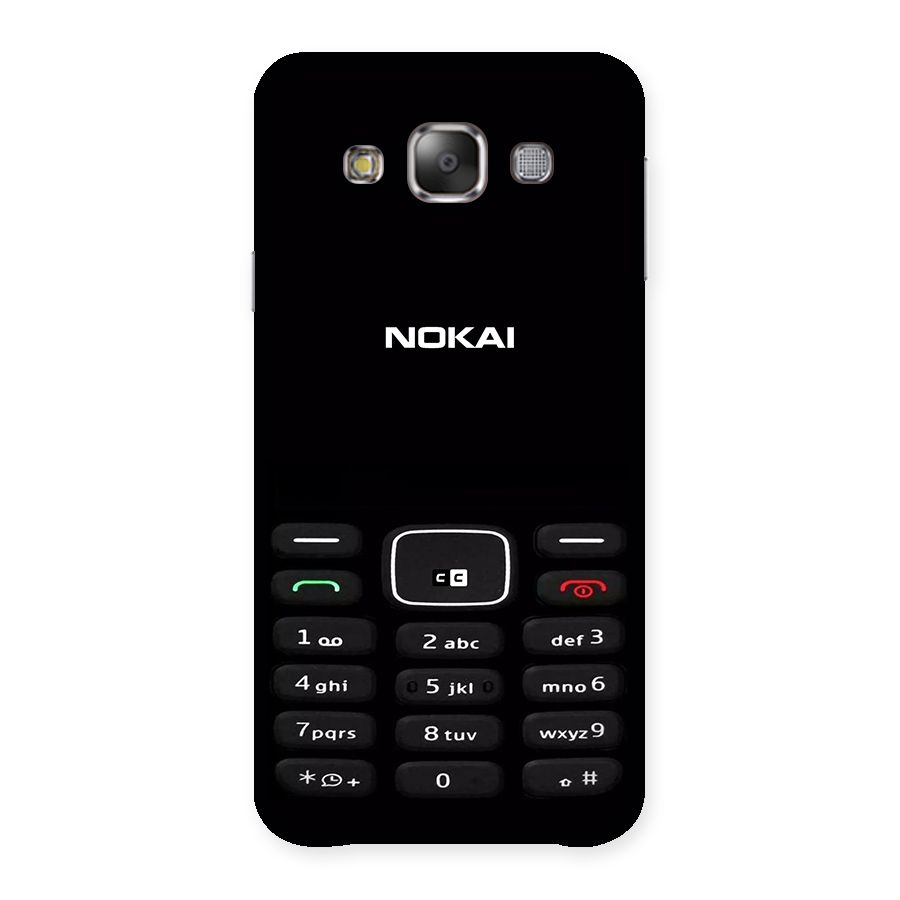 Nokia Bar Print Back Case for Galaxy E7