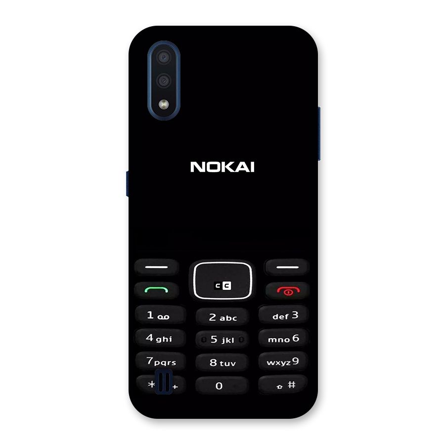 Nokia Bar Print Back Case for Galaxy M01