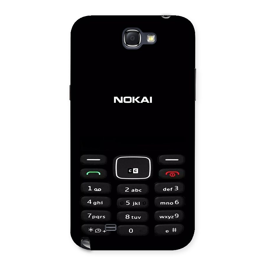 Nokia Bar Print Back Case for Galaxy Note 2