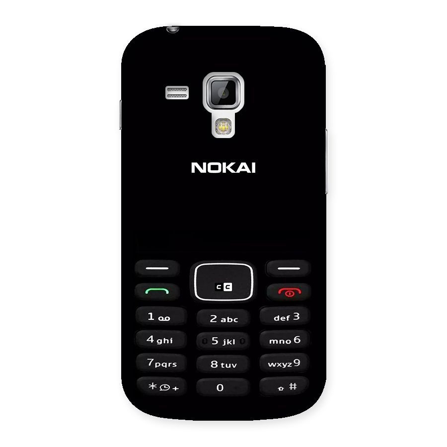 Nokia Bar Print Back Case for Galaxy S Duos