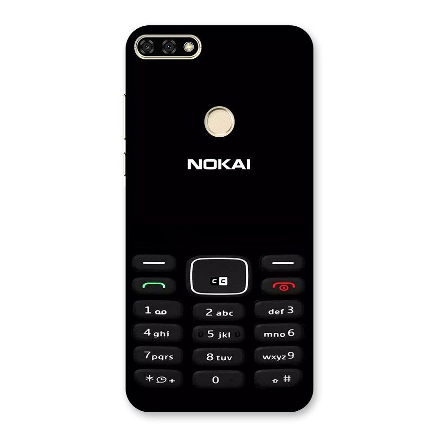 Nokia Bar Print Back Case for Honor 7A