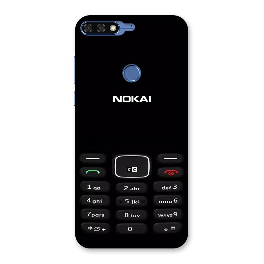 Nokia Bar Print Back Case for Honor 7C