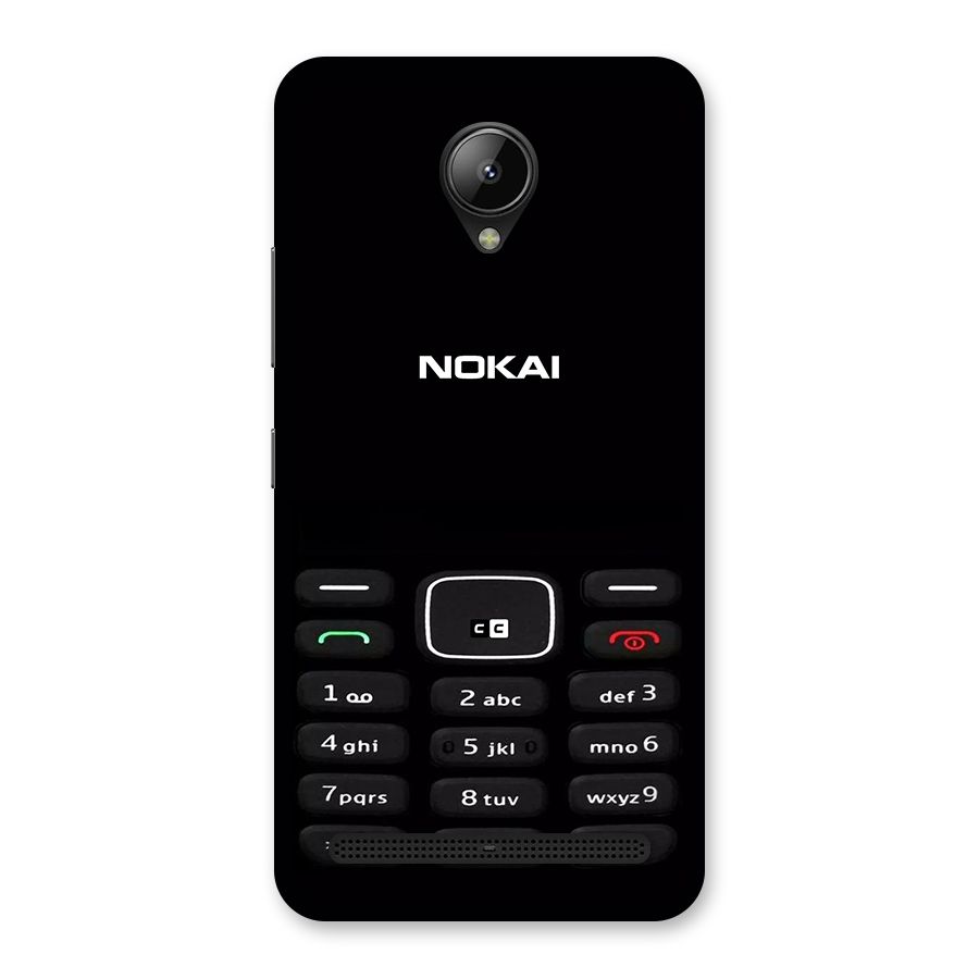 Nokia Bar Print Back Case for Lenovo C2