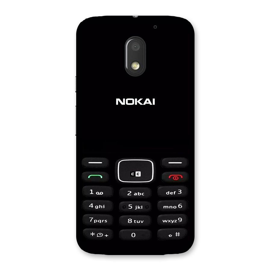 Nokia Bar Print Back Case for Moto E3 Power