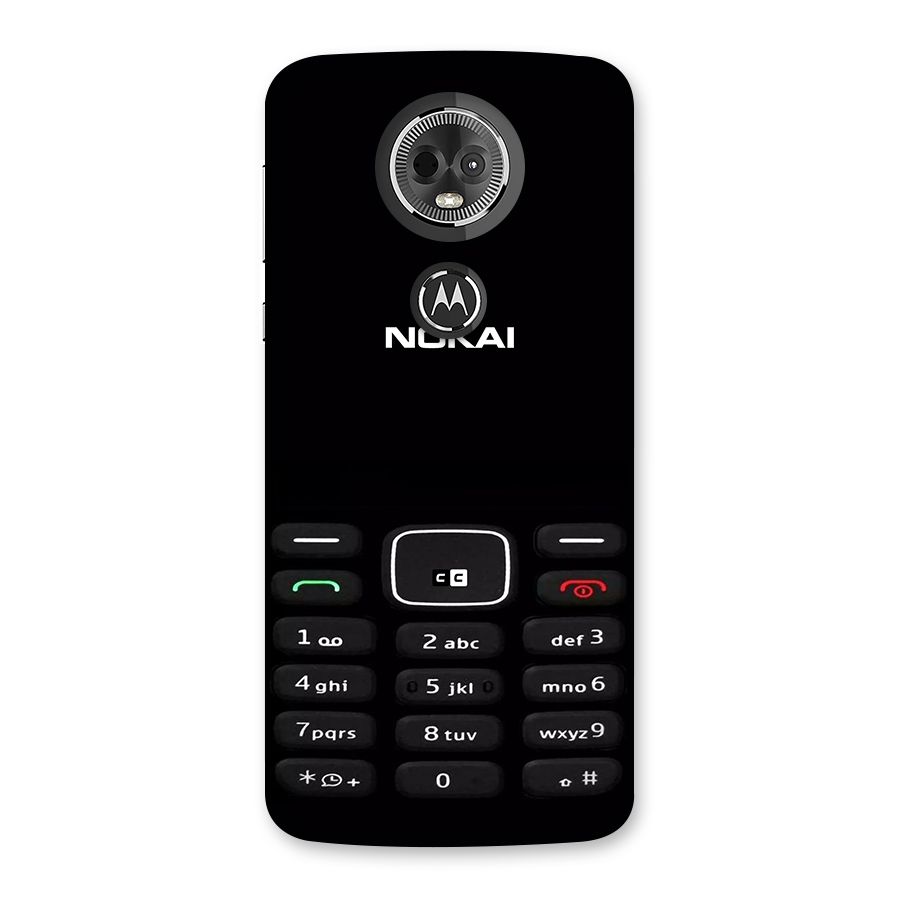 Nokia Bar Print Back Case for Moto E5 Plus