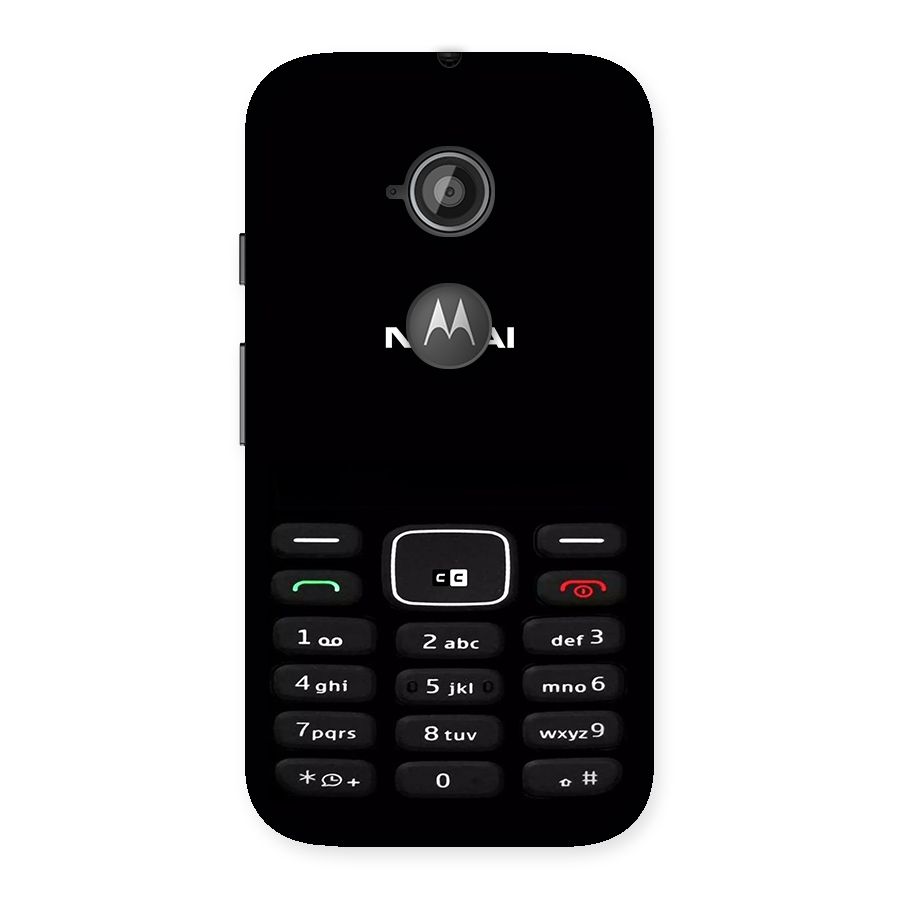 Nokia Bar Print Back Case for Moto E 2nd Gen