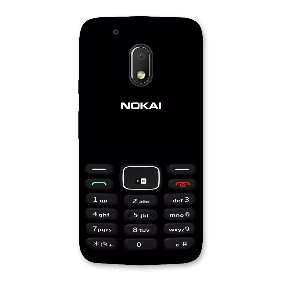 Nokia Bar Print Back Case for Moto G4 Play