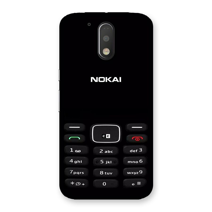 Nokia Bar Print Back Case for Moto G4 Plus