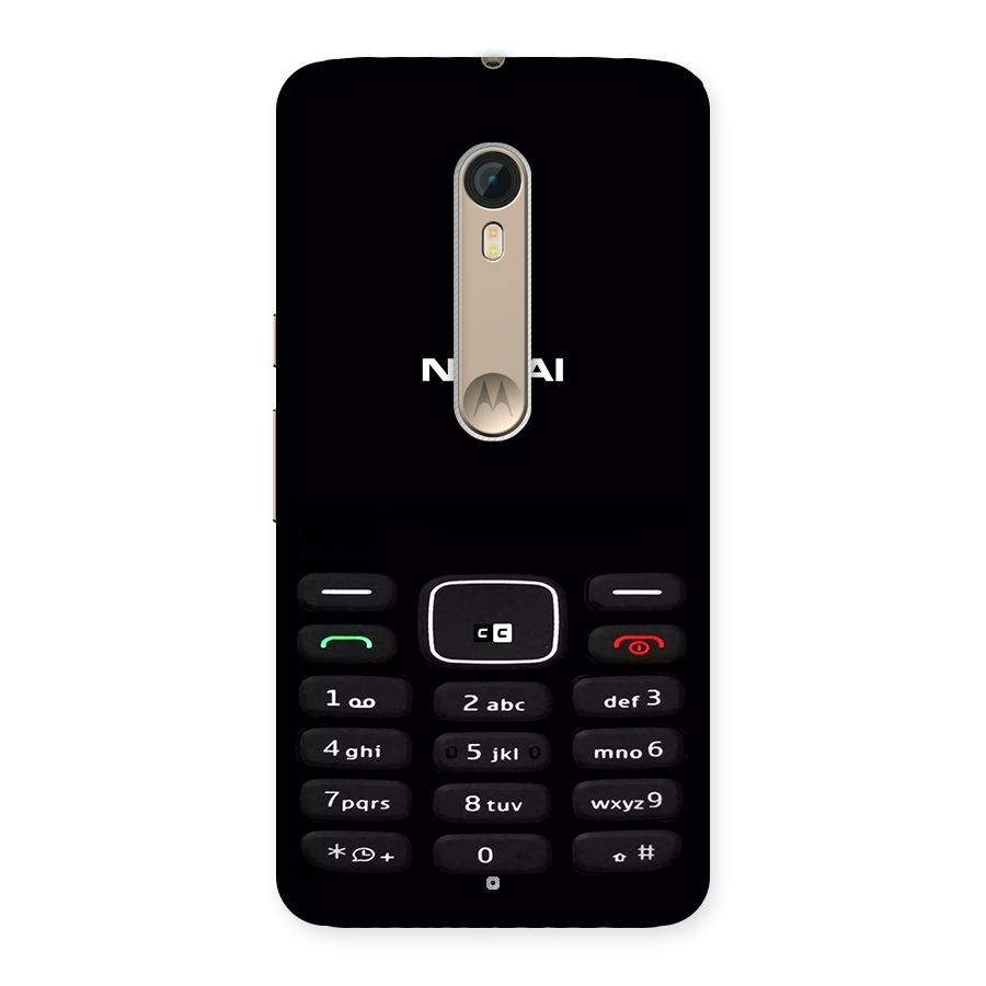Nokia Bar Print Back Case for Moto X Style