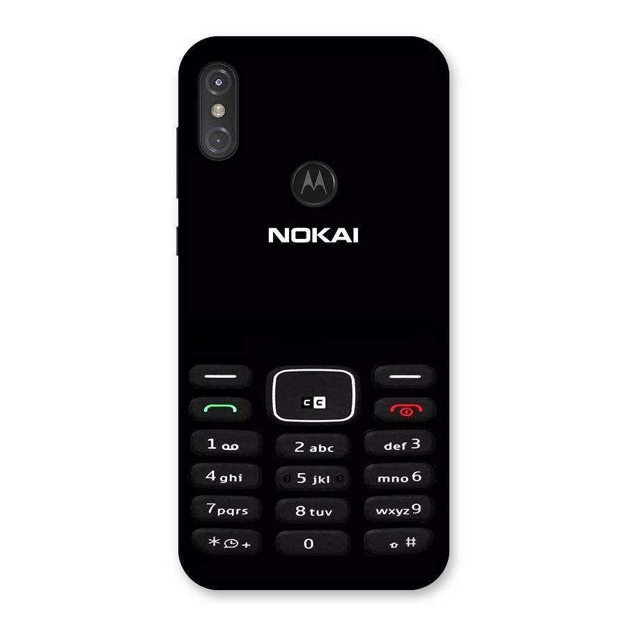 Nokia Bar Print Back Case for Motorola One Power