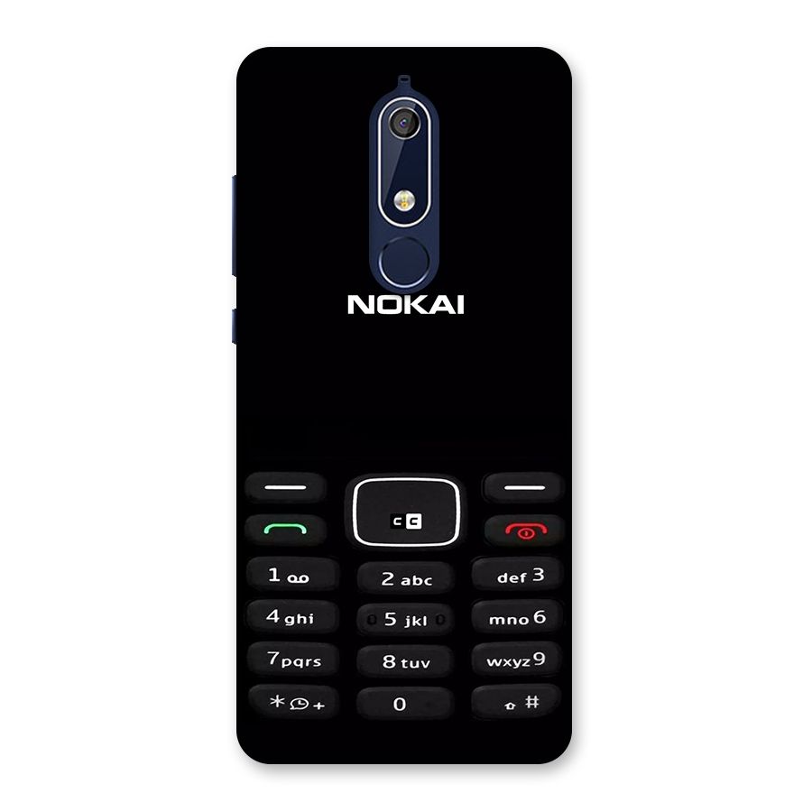 Nokia Bar Print Back Case for Nokia 5.1