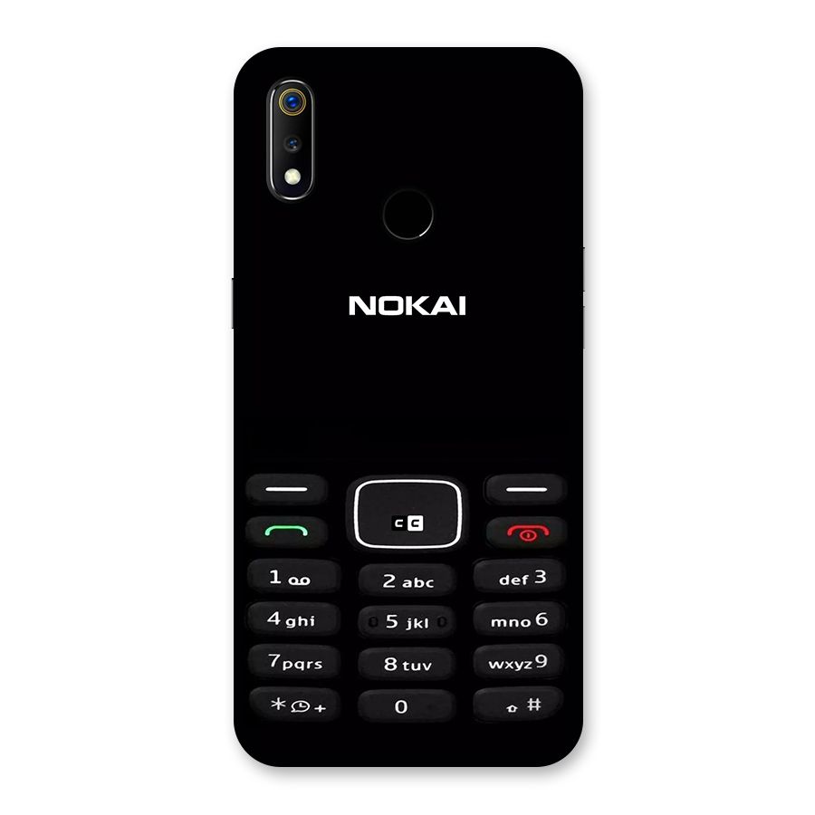 Nokia Bar Print Back Case for Realme 3