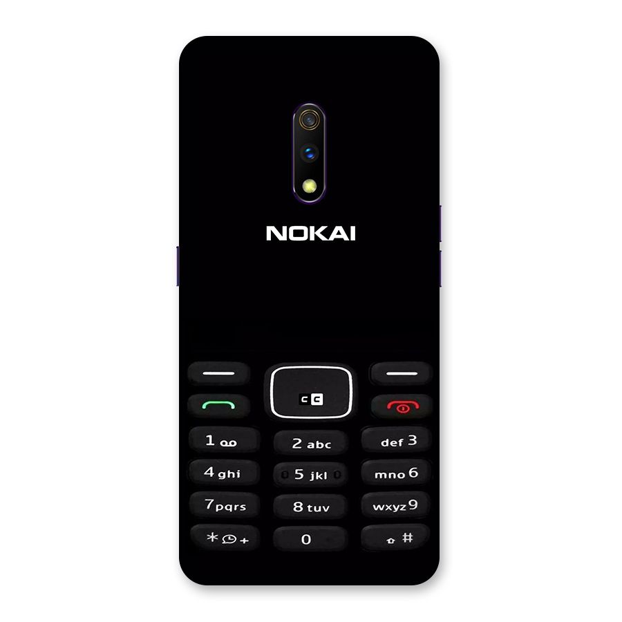 Nokia Bar Print Back Case for Realme X
