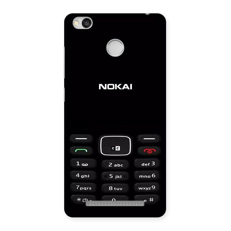 Nokia Bar Print Back Case for Redmi 3S Prime