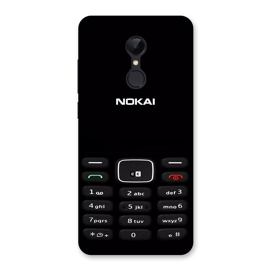 Nokia Bar Print Back Case for Redmi 5