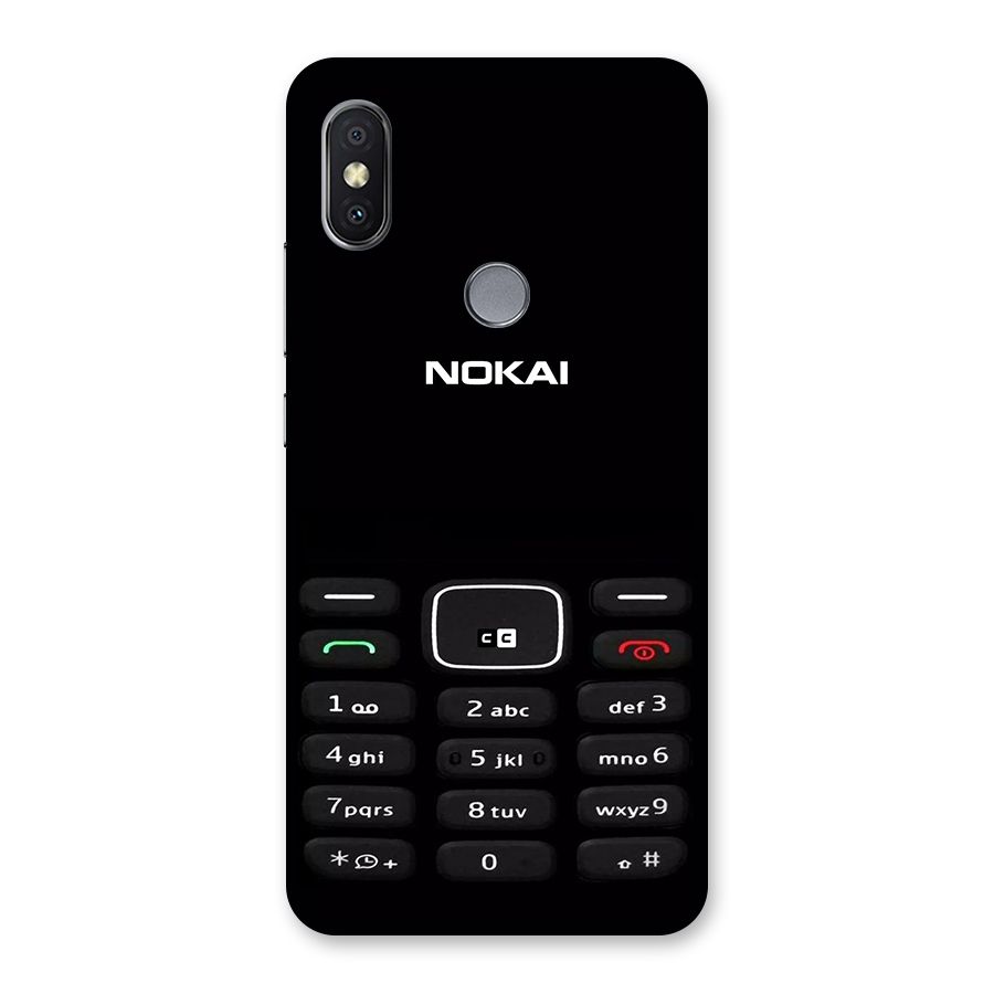 Nokia Bar Print Back Case for Redmi Y2